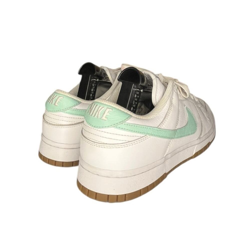 Mens Nike Dunk Low Retro Sneakers White Mint Gum Size 10 B37 - Picture 4 of 6